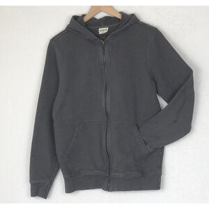 PACT 100% Organic Cotton Full Zip Hoodie Men's Sz M Gray Pockets Casual Athletic